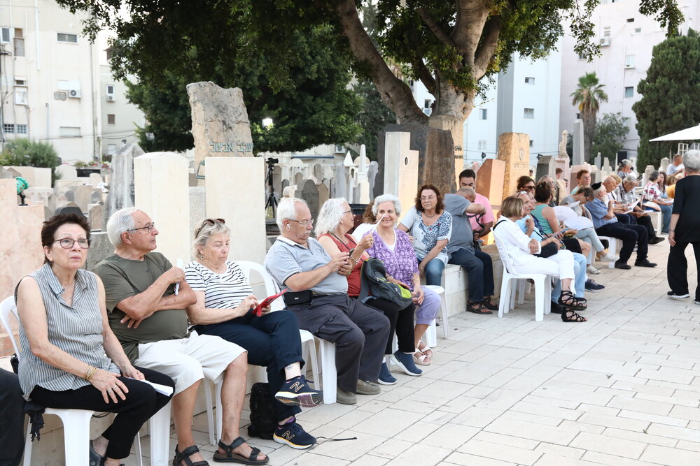 תמונה מאירוע האזכרה לביאליק 2023